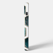 Abstracte Peacock Feather geometrisch ontwerp Case-Mate iPhone Case (Achterkant / Links)