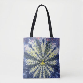 Abstracte Peacock Feathers Canvas tas