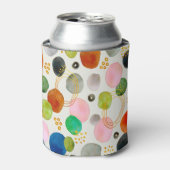 Abstracte pebble Gold Glitter Art Blikjeskoeler (Blikje Voorkant)