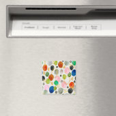 Abstracte pebble Gold Glitter Art Magneet (Insitu (Vaatwasser))