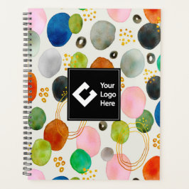Abstracte pebble Gold Glitter Art Planner