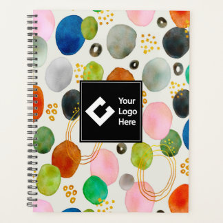 Abstracte pebble Gold Glitter Art Planner