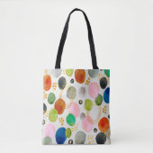 Abstracte pebble Gold Glitter Art Tote Bag (Voorkant)