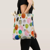 Abstracte pebble Gold Glitter Art Tote Bag (Dichtbij)