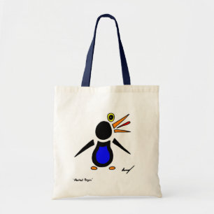 Abstracte Penguin Canvas tas