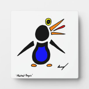 Abstracte Penguin Plaque Fotoplaat