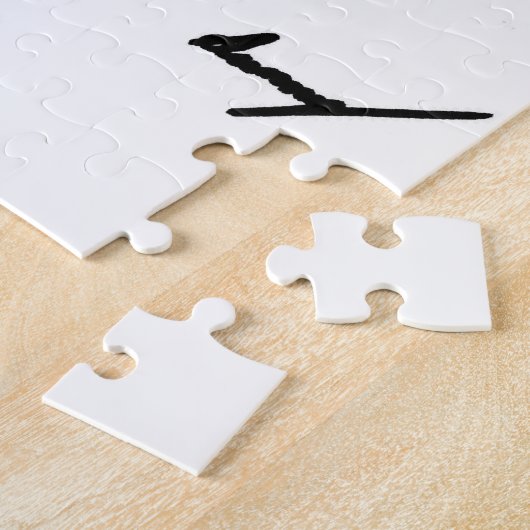 Abstracte Penguin Puzzle Legpuzzel (Zijkant)