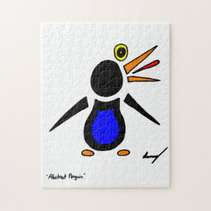 Abstracte Penguin Puzzle Legpuzzel
