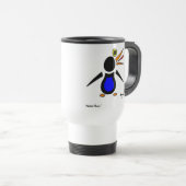 Abstracte Penguin Travel Mug Reisbeker (Voorkant rechts)