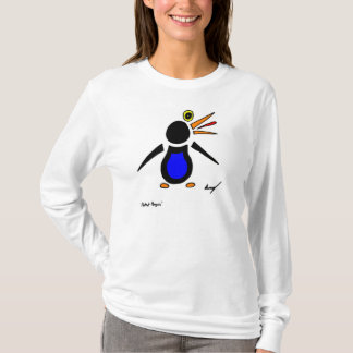 Abstracte Penguin Womens Long-Sleeve T-Shirt