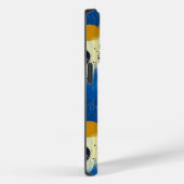 Abstracte penseelstreek Stippen met aangepaste naa Case-Mate iPhone Case (Achterkant / Rechts)