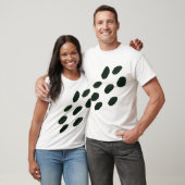 Abstracte penseelstreek T-shirt | Modern kunst gra (Unisex)