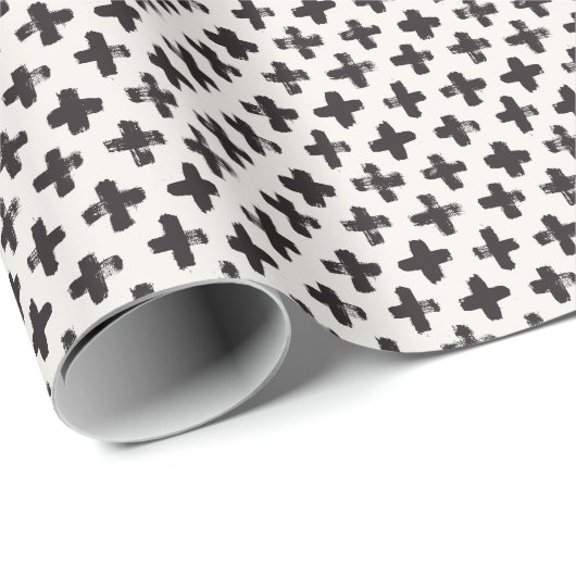 Abstracte penseelstreken achtergrond Cadeaupapier (Rol Hoek)