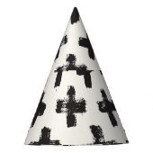  Abstracte penseelstreken achtergrond Feesthoedjes (Voorkant)