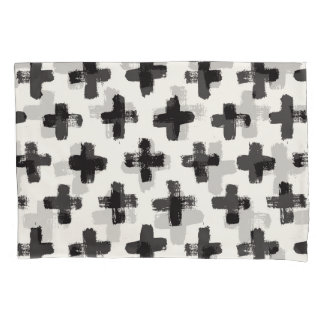  Abstracte penseelstreken achtergrond Kussensloop