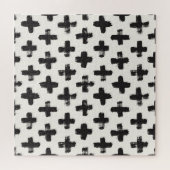 Abstracte penseelstreken achtergrond Legpuzzel (Horizontaal)