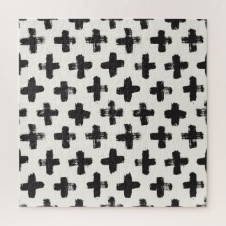  Abstracte penseelstreken achtergrond Legpuzzel