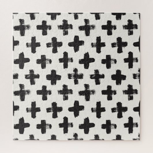 Abstracte penseelstreken achtergrond Legpuzzel (Verticaal)