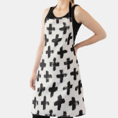  Abstracte penseelstreken achtergrond Schort (Insitu)