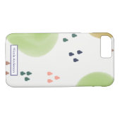 Abstracte penseelstreken Case-Mate iPhone case (Achterkant (Horizontaal))