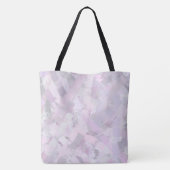 Abstracte penseelstreken, structuur. Monogram. Tote Bag (Achterkant)