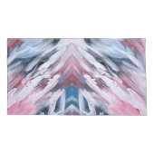 Abstracte penseelstreken van Waterverf Kussensloop (Achterkant-Links)