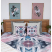 Abstracte penseelstreken van Waterverf Kussensloop