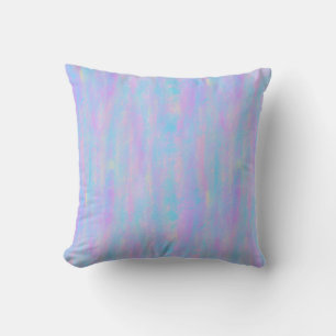 Abstracte penseelstreken zeemeermin kleuren kussen