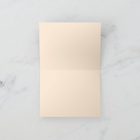 Abstracte perzikbloemen perzik achtergrond dank je bedankkaart (Binnen)