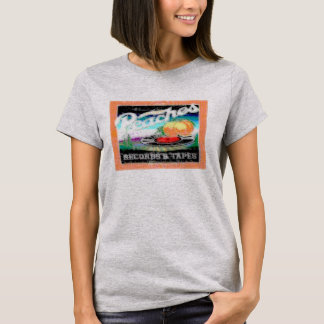 Abstracte perziken t-shirt