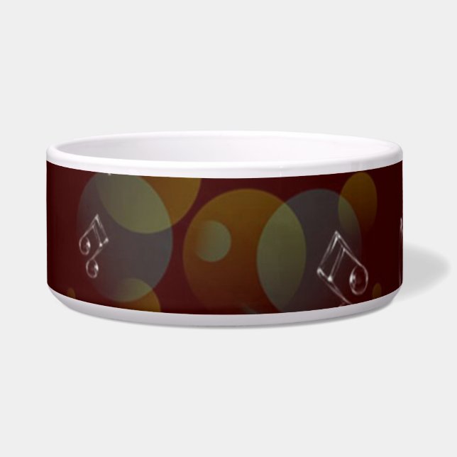 Abstracte Pet Bowl Voerbakje (Voorkant)