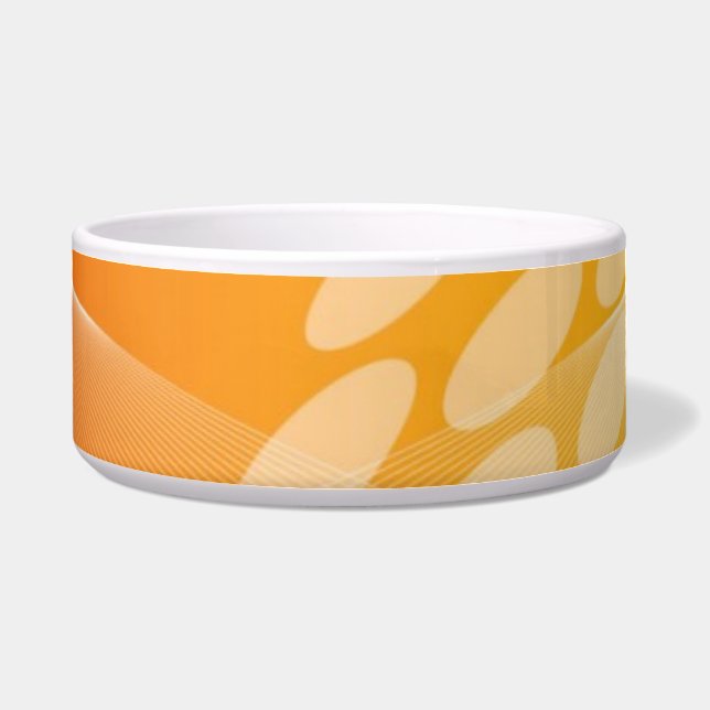 Abstracte Pet Bowl Voerbakje (Voorkant)