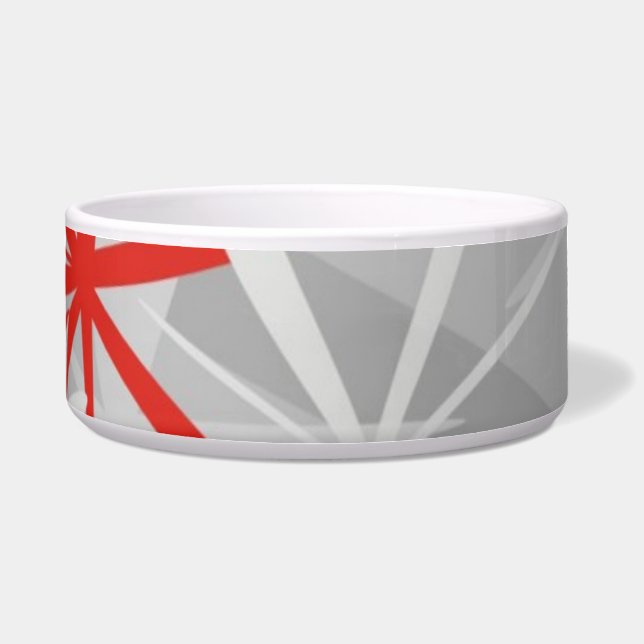 Abstracte Pet Bowl Voerbakje (Voorkant)