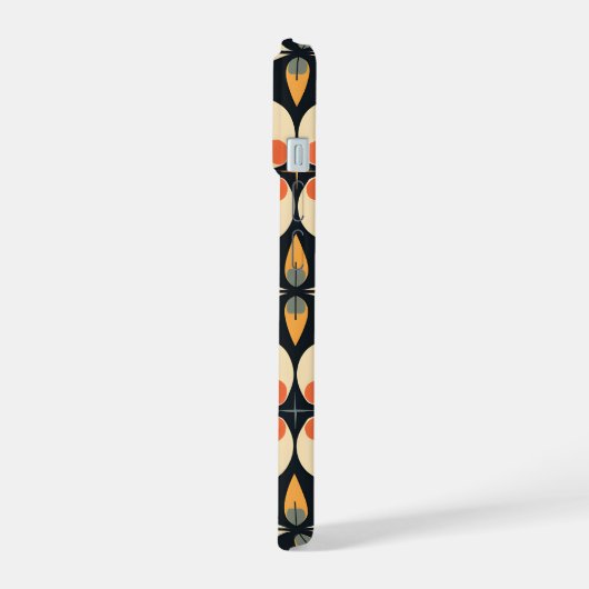 Abstracte Petal Symphony iPhone 15 Case (Linkerkant)