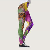 abstracte peulvruchten, luipaarden leggings (Rechts)
