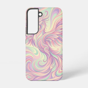Abstracte Phoenix Rijzende Pastel Vleugels Samsung Galaxy Hoesje