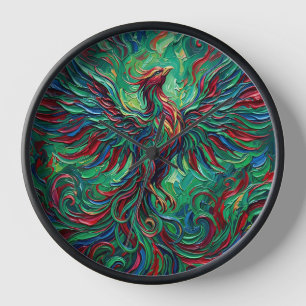Abstracte Phoenix-vleugels Juweeltoon Kunstklokken