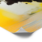 Abstracte Piano Cat Tree Witchy AI Art Matte Waard Poster (Hoek)