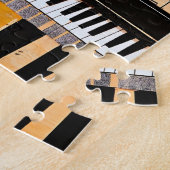 Abstracte Piano Montage kunst Legpuzzel (Zijkant)