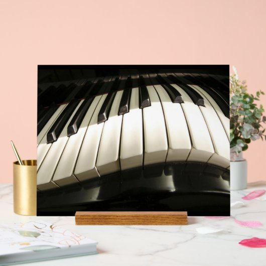 Abstracte pianoketoestel acryl bord (Huwelijk)