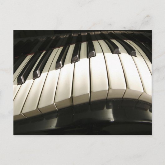 Abstracte pianoketoestel briefkaart (Voorkant)