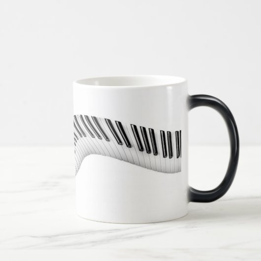 Abstracte pianotoetsen die veranderen Mok (Rechts)