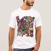 Abstracte Picasso-stijl T-shirt (Voorkant)
