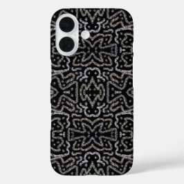 Abstracte Pijl Grunge Patroon En Zachte Pastels iPhone 16 Hoesje