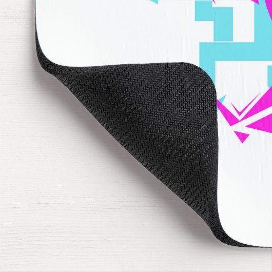 Abstracte pijlen Mousepad Muismat (Hoek)