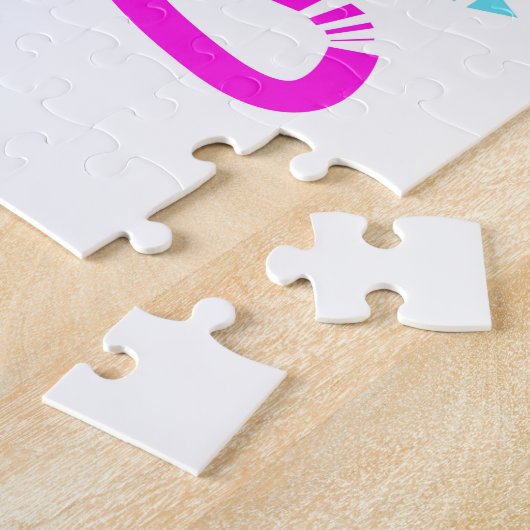 Abstracte pijlen Puzzle Legpuzzel (Zijkant)