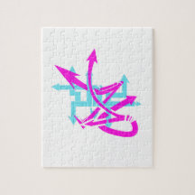 Abstracte pijlen Puzzle
