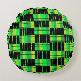 Abstracte pijlstang voor zwarte en groene duif rond kussen