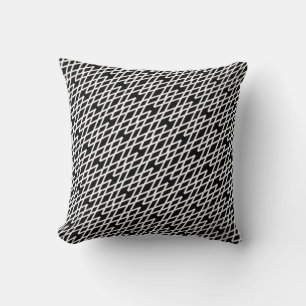 Abstracte Pillow Black White Line Art Kussen