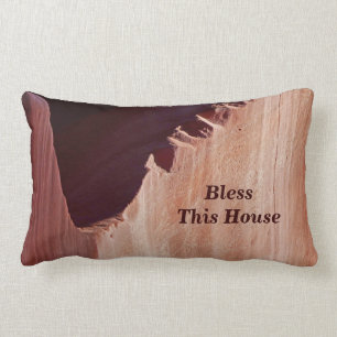 Abstracte Pillow Bless Dit Huis Zuidwest Canyon Kussen